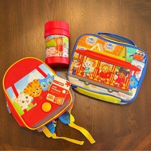 Daniel Tiger Bundle Lunch Box Thermos Skip Hop Mini Backpack Set Kids